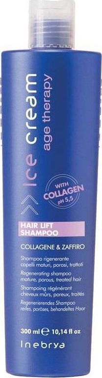 Inebrya Inebrya Ice Cream Age Therapy Hair Lift Shampoo regenerujący szampon do włosów dojrzałych o porowatej strukt 1