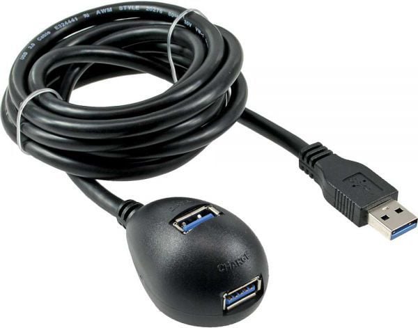 Kabel USB InLine Nie USB - 2 Czarny (35652) 1