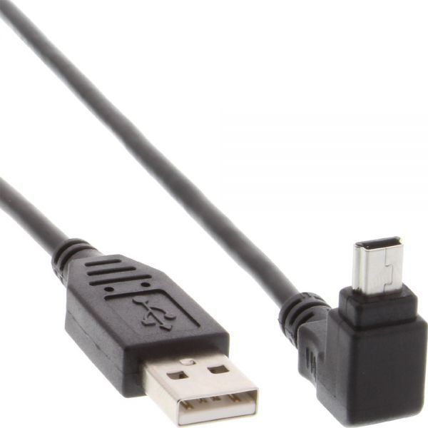 Kabel USB InLine USB-A - miniUSB 1.5 m Czarny (34115) 1