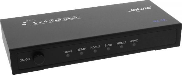  InLine Splitter 1x HDMI - 4x HDMI (65010) 1