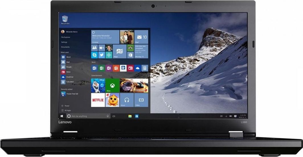 Laptop Lenovo Lenovo ThinkPad L560 Core i5 6200U (6-gen.) 2,3 GHz / 8 GB / 120 SSD / 15,6" FullHD / Win 10 Prof. (Update) 1