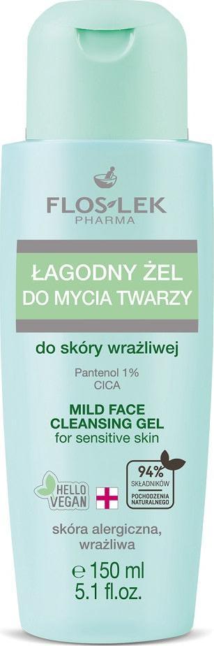 Floslek Floslek Łagodny żel do mycia twarzy do skóry wrażliwej 150ml 1