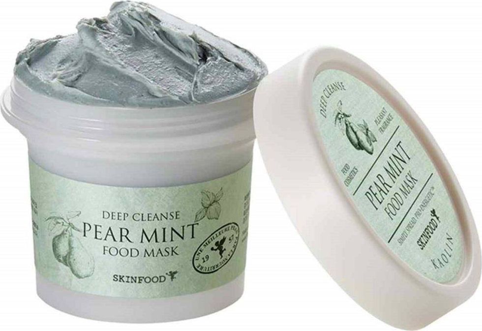 Skinfood Pear Mint Foot Mask kremowa maska z ekstraktem z gruszki do cery tłustej 120g 1