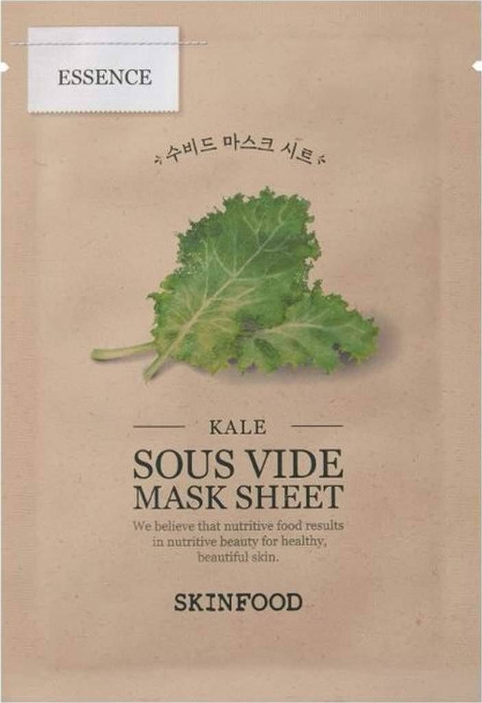 Skinfood Kale Sous Vide odświeżająco-nawilżająca maseczka w płachcie 22g 1