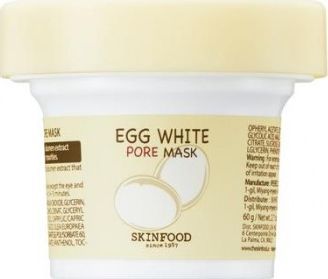 Skinfood SKINFOOD Egg White Pore Mask głęboko oczyszczająca maska do walki z rozszerzonymi porami 100g 1