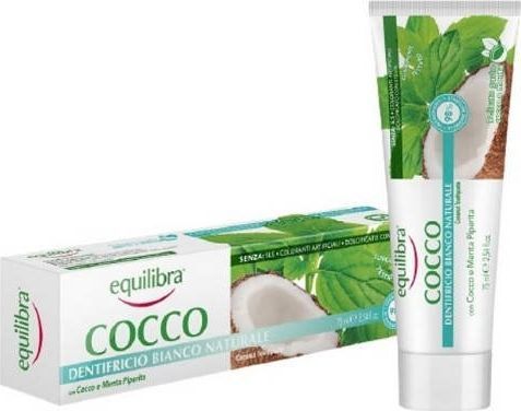 Equilibra Cocco Toothpaste kokosowa pasta do zębów Naturalna Biel 75ml 1