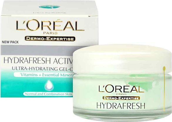  L’Oreal Paris Triple Active Fresh Hydrating Gel Cream Krem-żel do twarzy do skóry normalnej i mieszanej 50ml 1