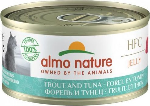 Almo Nature Almo Nature HFC Jelly pstrąg i tuńczyk 70g 1