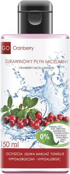  GoCranberry  Żurawinowy płyn micelarny do demakijażu i oczyszczania skóry 150 ml 1