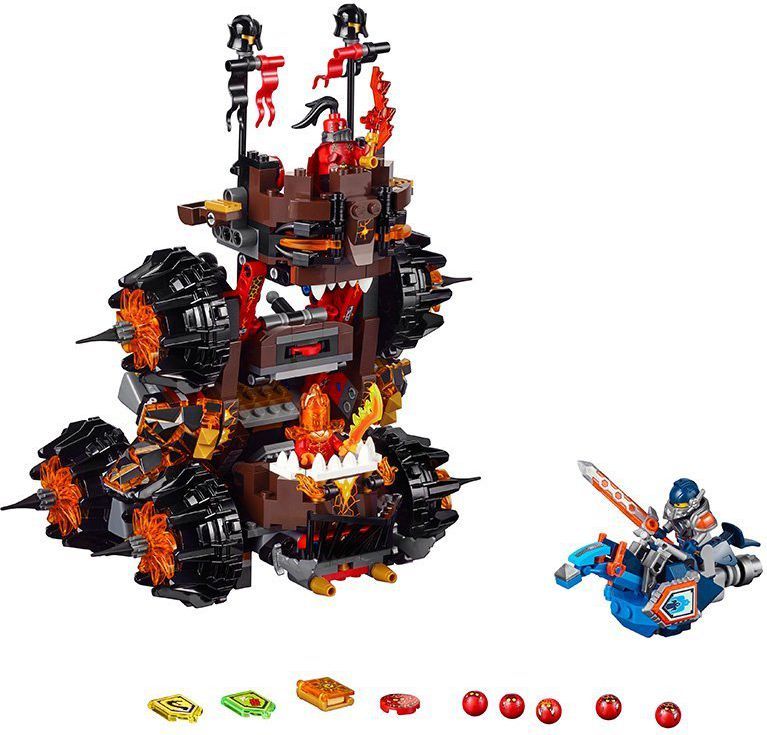 Machina Oblężnicza Wykorzystywana Do Niszczenia Murów Szturmowych Miast LEGO Nexo Knights Machina oblężnicza generała Magmara (70321) - Morele.net