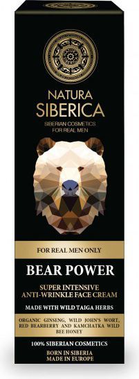 Krem przeciwzmarszczkowy Natura Siberica Men Siła Niedźwiedzia