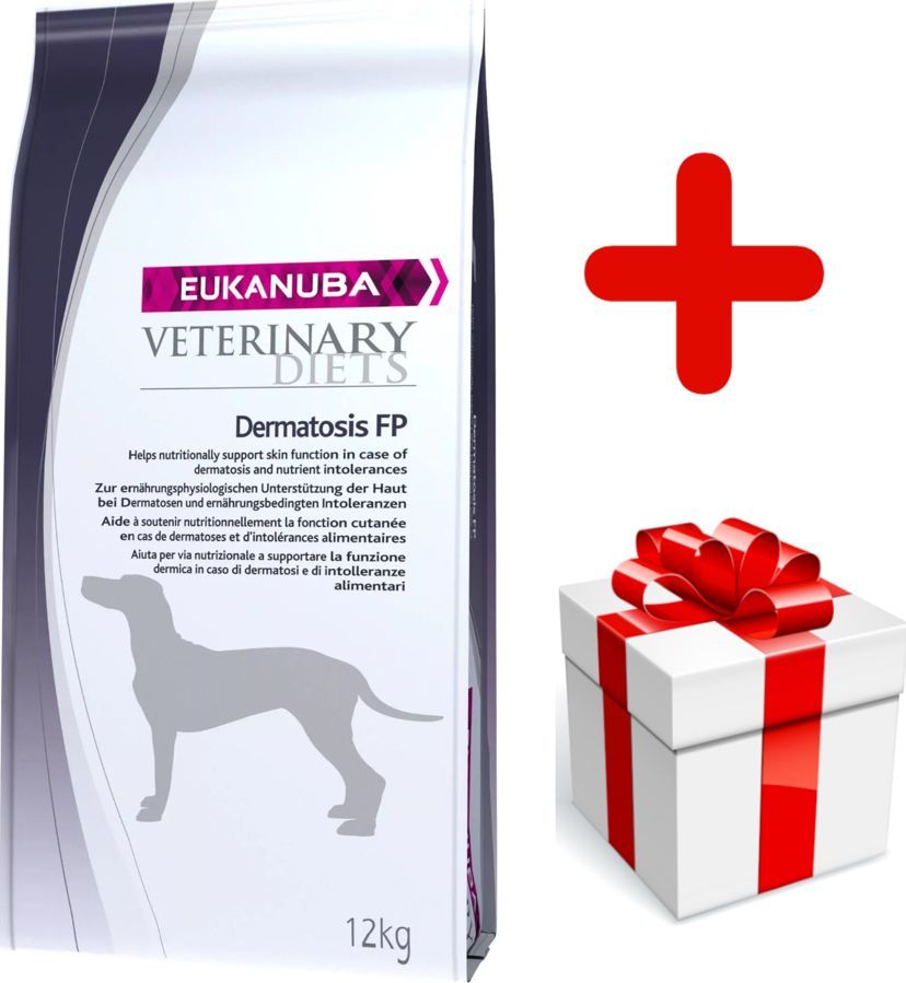 EUKANUBA Eukanuba dermatosis FP 12kg + niespodzianka dla psa GRATIS! 1