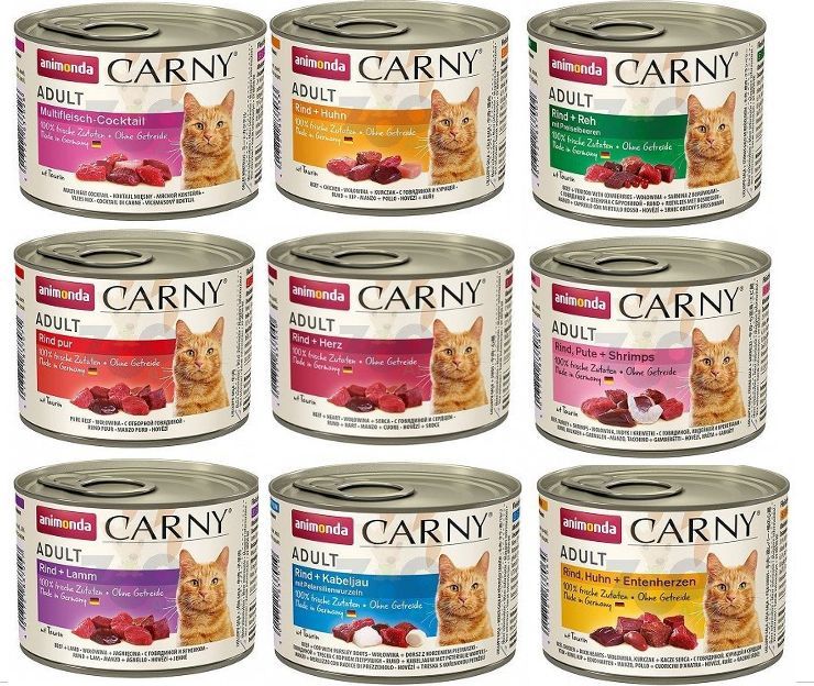Animonda Cat Carny Adult Mix 10 Smaków 30x200g 1