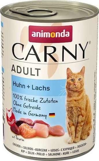 Animonda ANIMONDA Cat Carny Adult smak: kurczak, łosoś 6x400g 1