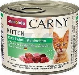 Animonda ANIMONDA Cat Carny Kitten smak: kurczak i królik 12 x 200g 1