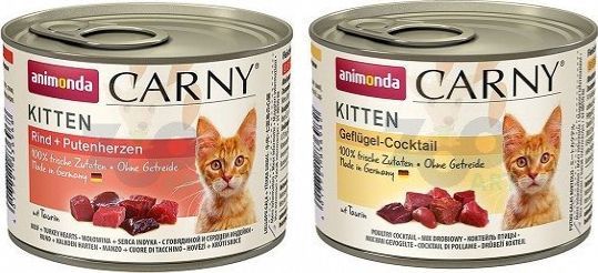 Animonda ANIMONDA Cat Carny Kitten MIX smaków II 12 x 200g 1
