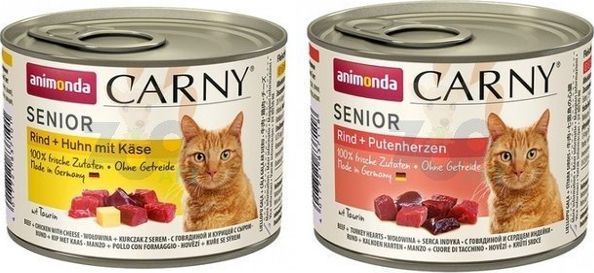 Animonda ANIMONDA Cat Carny Senior MIX smaków 12 x 200g 1
