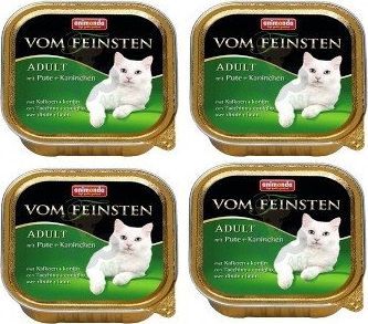 Animonda ANIMONDA Vom Feinsten Adult Cat smak: z indykiem i królikiem 32x100g 1