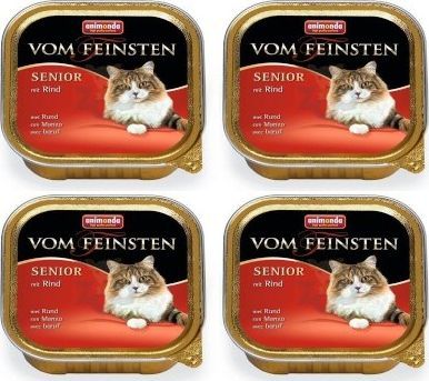 Animonda ANIMONDA Vom Feinsten Senior Cat smak: z wołowiną 32x100g 1