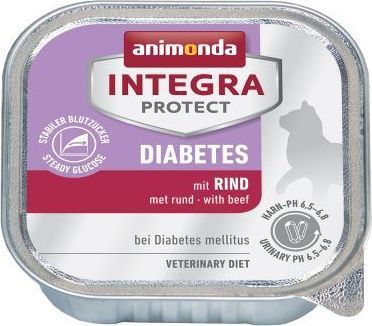 Animonda Animonda Integra Protect Adult Diabetes Z wołowiną 32x100 g 1