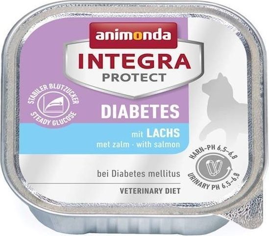 Animonda Animonda Integra Protect Adult Diabetes Łosoś 32x100g 1