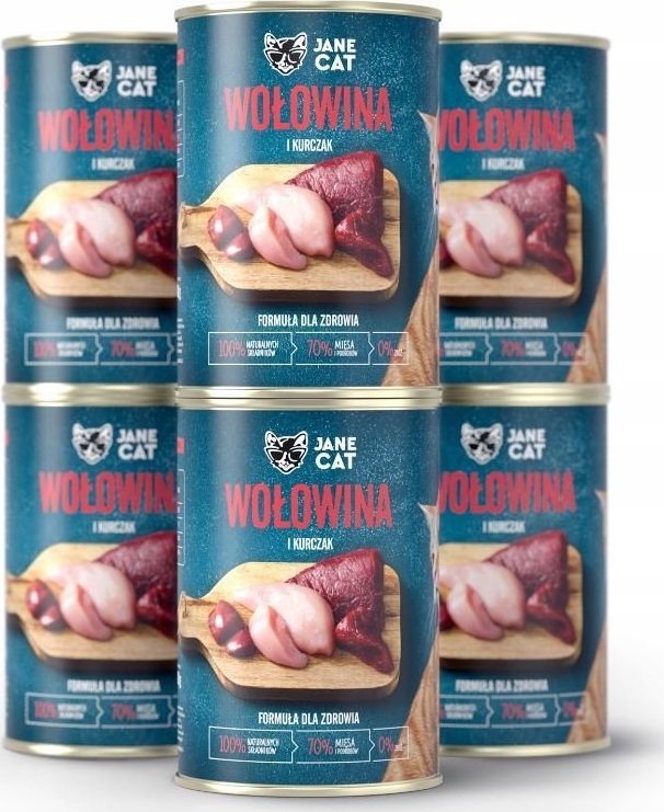 John Dog Jane Cat wołowina i kurczak 6x400g 1