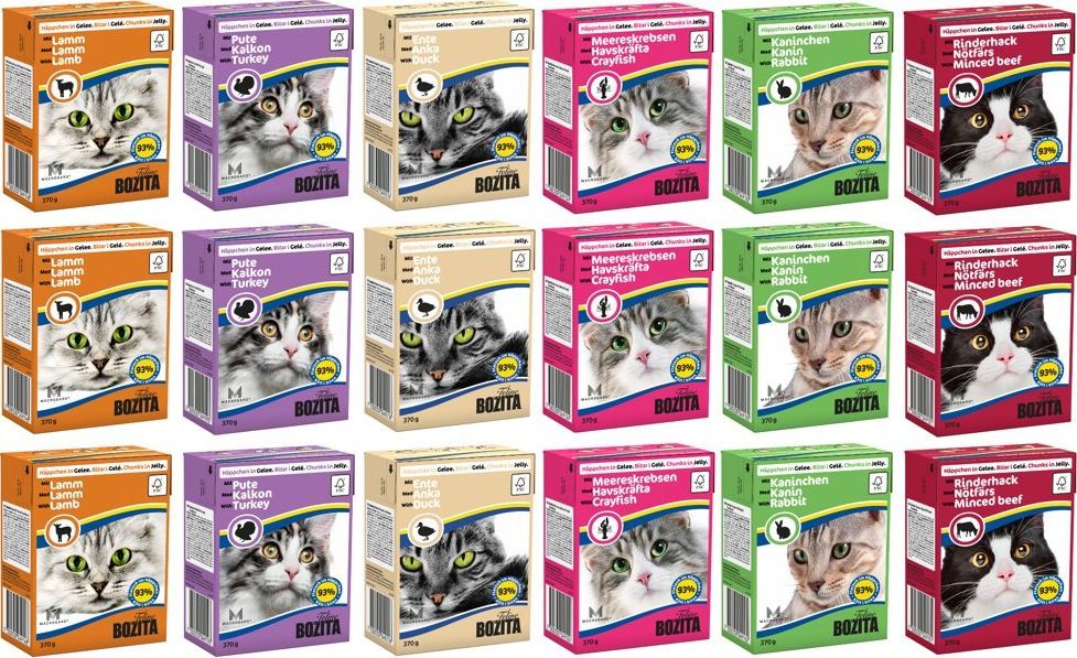 Bozita BOZITA Cat Pakiet MIX II W Galaretce 18 x 370g 1