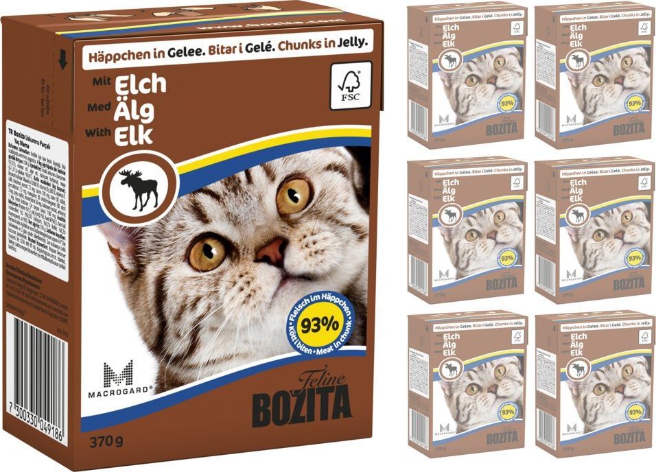 Bozita BOZITA Cat Łoś W Galaretce 6 x 370g 1