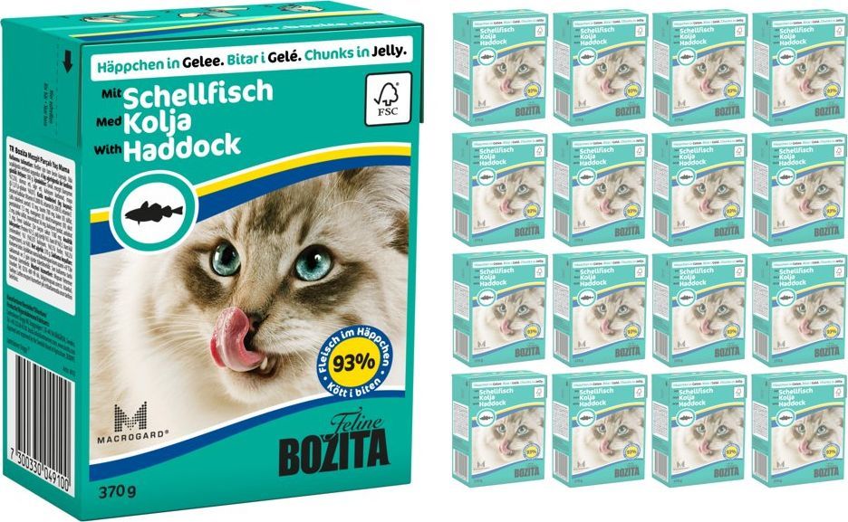 Bozita BOZITA Cat Dorsz W Galaretce 16 x 370g 1