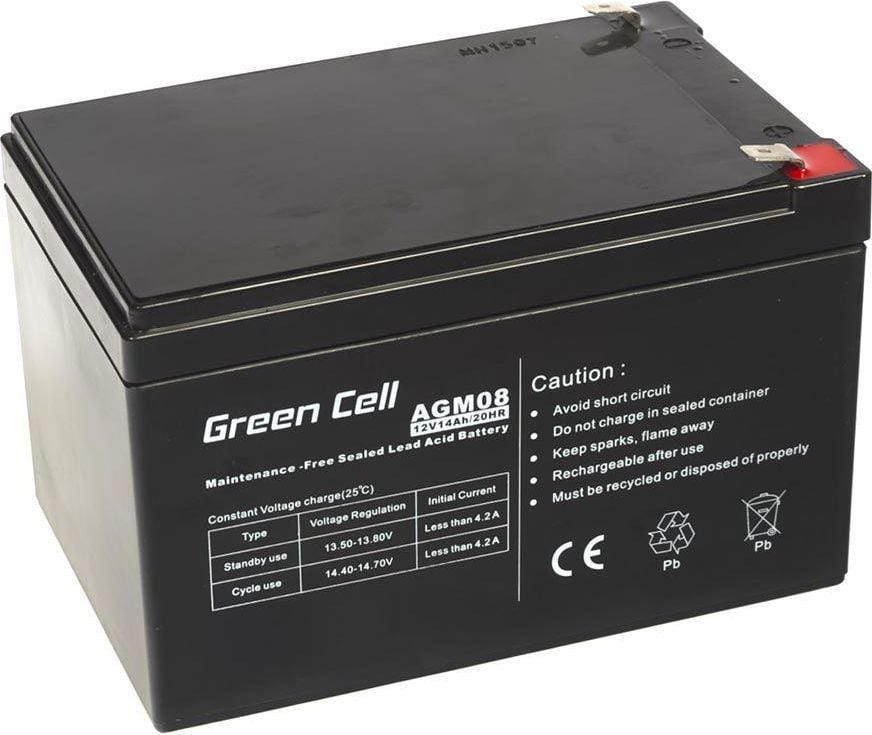 Green Cell Akumulator 12V/14Ah (AGM08) 1