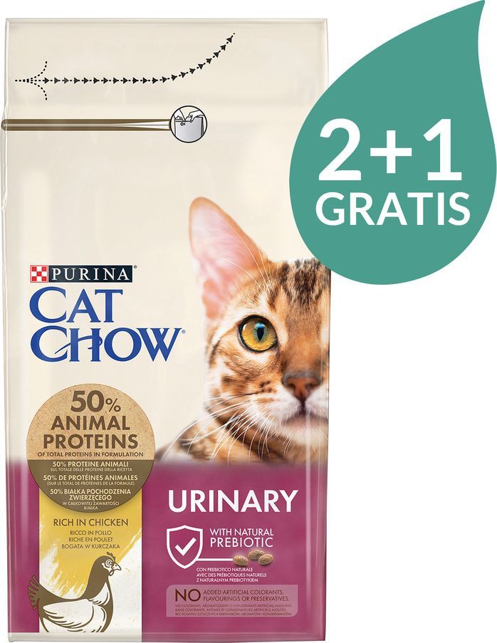 Purina PURINA Cat Chow Special Care Urinary Tract Health 1,5kg 2+1 GRATIS 1