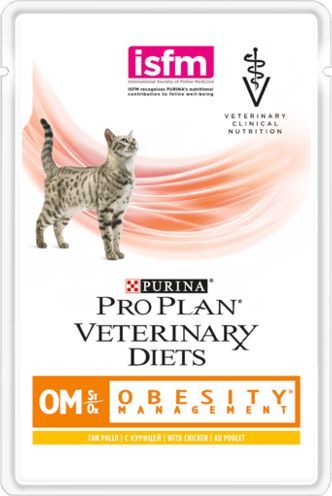 Purina PURINA Veterinary PVD OM Obesity Management Cat 10x85g saszetka 1