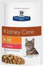 Hills  HILL'S PD Prescription Diet Feline k/d łosoś 12 x 85g - saszetka 1