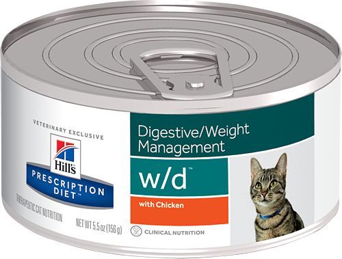 Hills  HILL'S PD Prescription Diet Feline w/d 156g puszka 1