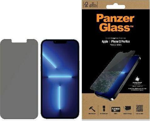 PanzerGlass Szkło Standard Super+ iPhone 13 Pro Max Privacy Antibacterial 1