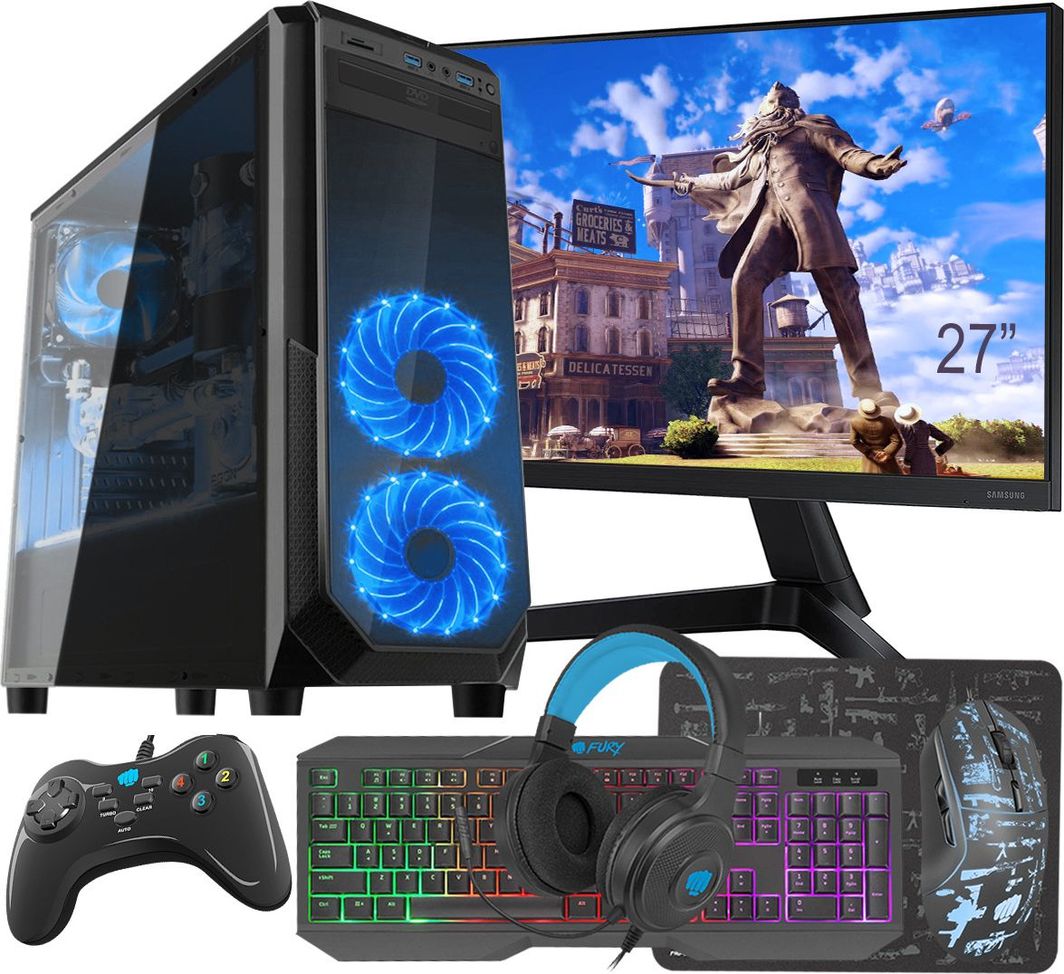 Komputer GER-POL BPV2, Ryzen 5 1600, 16 GB, Radeon RX 550, 512 GB M.2 PCIe Windows 10 Pro 1