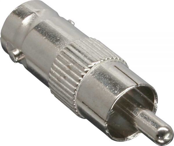 Adapter AV InLine RCA (Cinch) - BNC srebrny (99320) 1