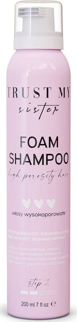 Trust Trust My Sister Foam Shampoo szampon do włosów wysokoporowatych 200ml 1