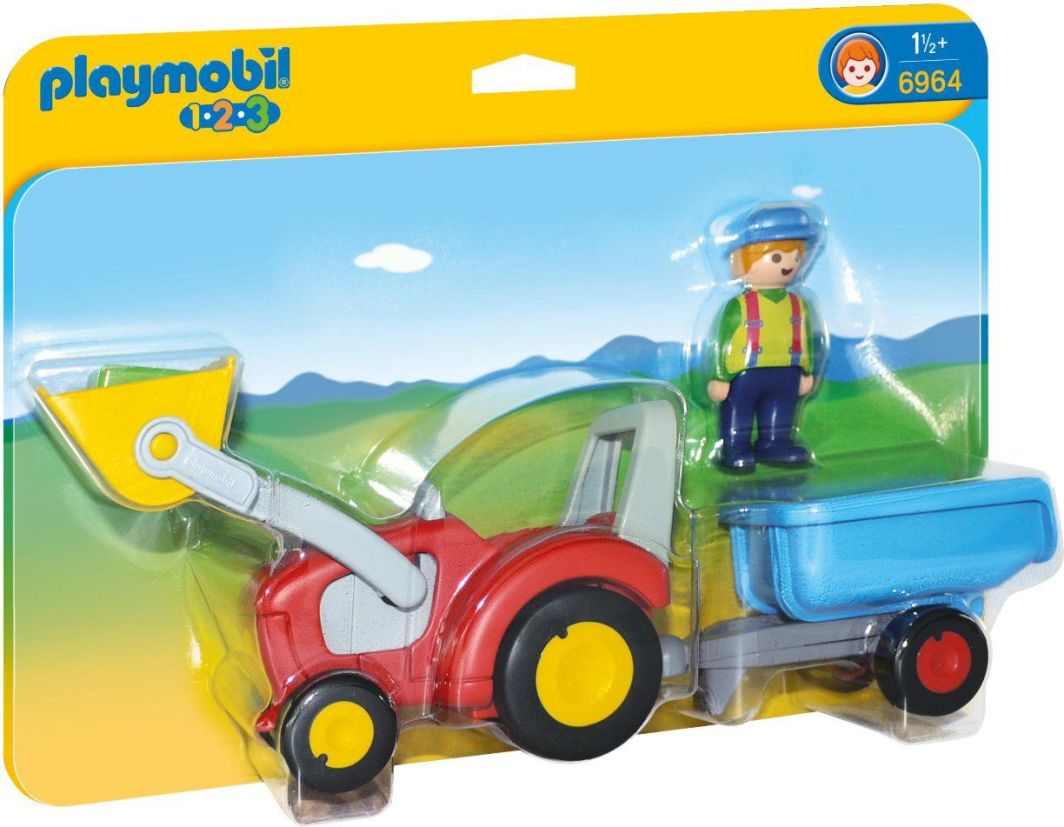  Playmobil Traktor z przyczepą (6964) 1