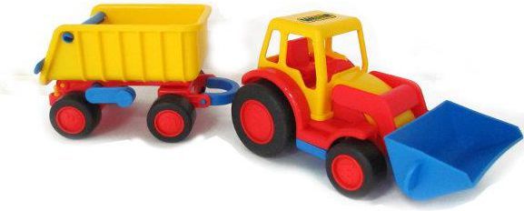  Wader Traktor ładowarka z przyczepą (9623) 1