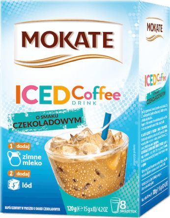 Mokate Kawa mrożona o smaku czekoladowym (instant) MOKATE -120g 1