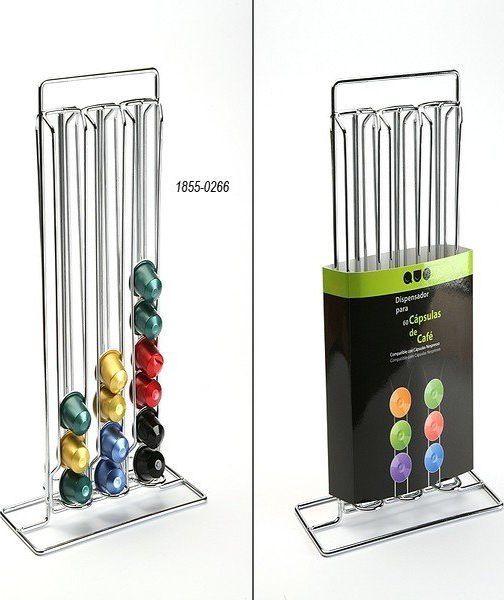 Bigbuy Cooking Organizer na kapsułki kawy Nespresso Metal (60 pcs) 1