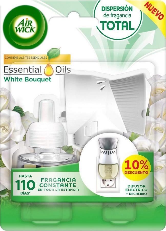 Air Wick Elektryczny Odświeżacz Powietrza z Wkładem Essential Oils Air Wick White Bouquet (19 ml) 1