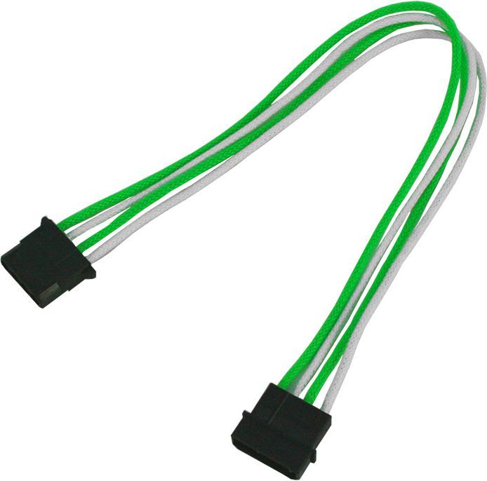 Nanoxia Molex - Molex, 0.3m, Jasnozielony (NX4PV3EGW) 1
