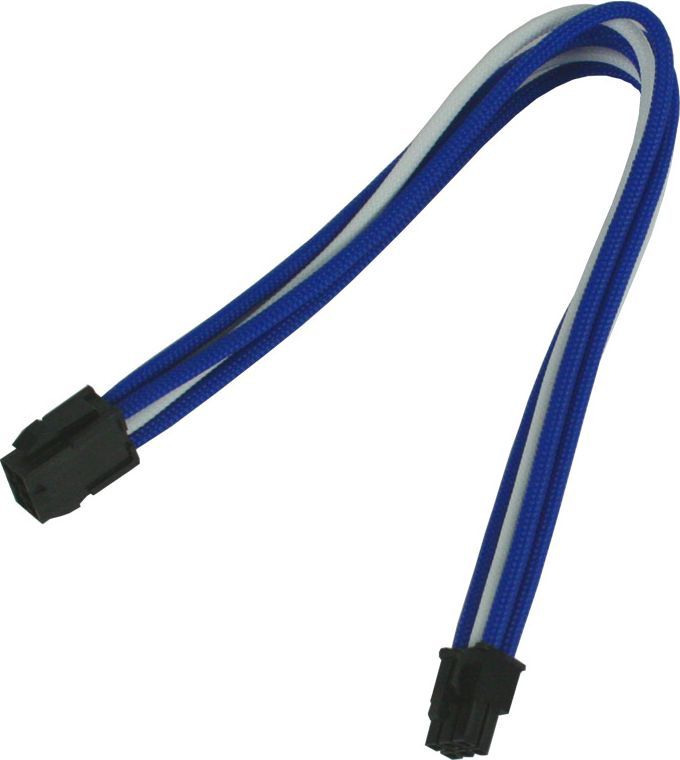 Nanoxia PCIe 6-pin - PCIe 6-pin, 0.3m, Niebieski (NX6PV3EBW) 1
