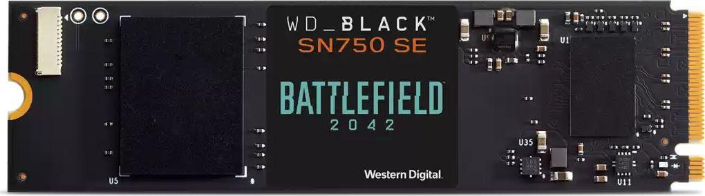 Dysk SSD WD Black SN750 SE Battlefield 2042 1 TB M.2 2280 PCI-E x4 Gen4 NVMe (WDBB9J0010BNC-DRSN) 1