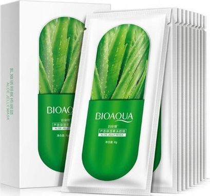 Bioaqua Bioaqua Aloe Vera Maska Maseczka Aloes x10szt 1