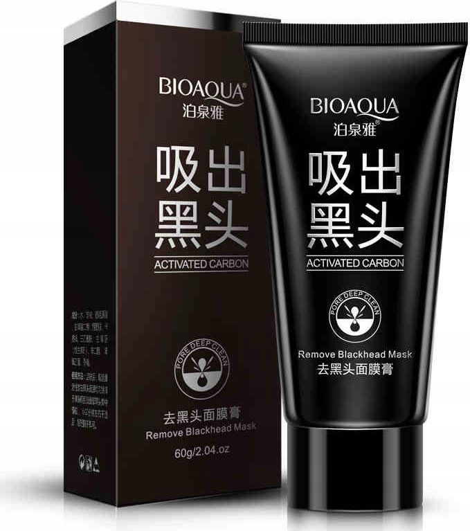 Bioaqua Bioaqua Cleanse Black Mask Na Wągry Duża Tuba 60g 1