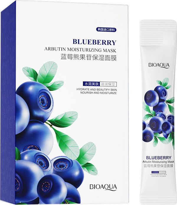Bioaqua Bioaqua Blueberry Essence Maseczka Na Twarz 20szt 1