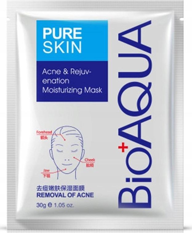 Bioaqua Bioaqua Odmładzająca Maska Do Usuwania Trądziku x4szt 1
